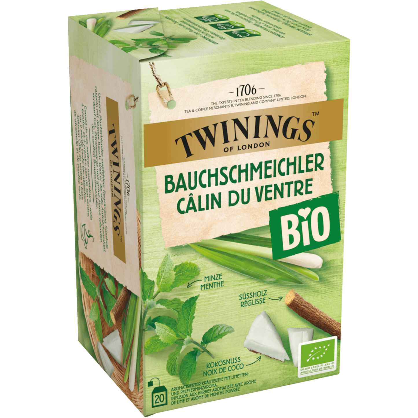 Twinings Bio Bauchschmeichler 40g, 20 Beutel