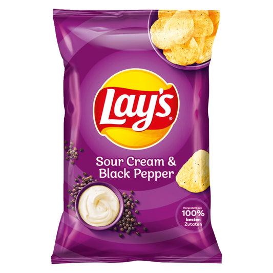 Lay's Sour Cream & Black Pepper 150g