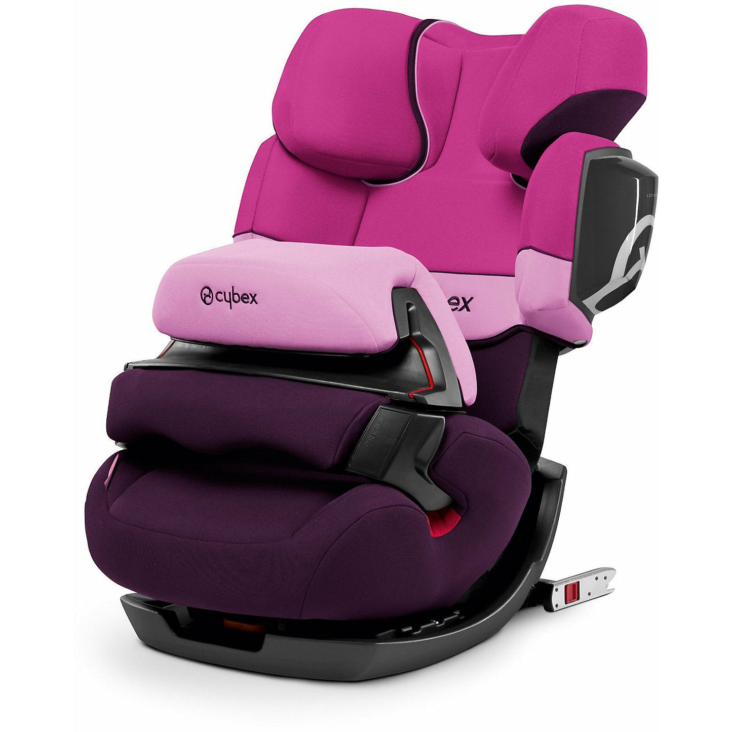 CYBEXAuto-Kindersitz Pallas 2-Fix, Silver-Line, Purple Rain