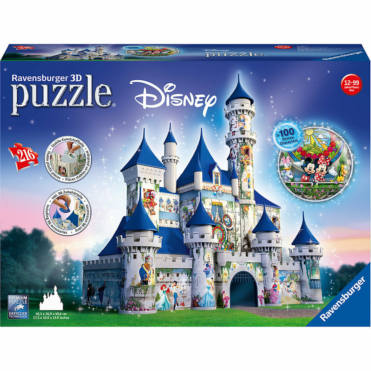 Ravensburger 3D-Puzzle Disney Schloss, 216 Teile