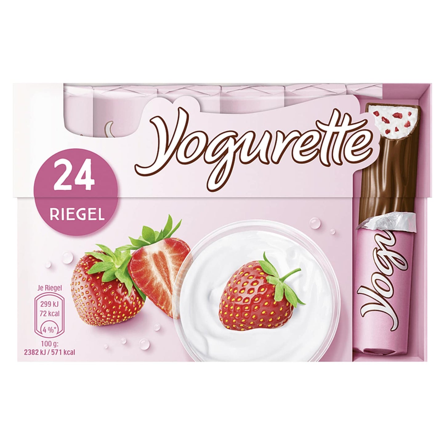 Yogurette Erdbeere 300g, 24 Stück