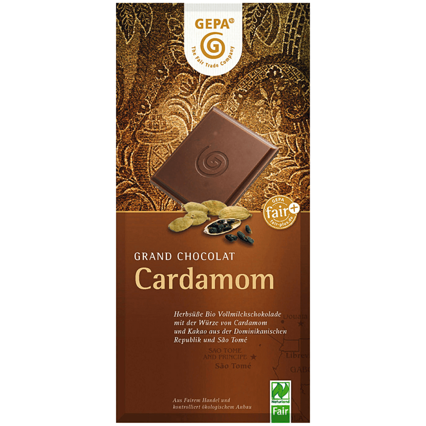 Gepa Bio Schokolade Cardamom 100g