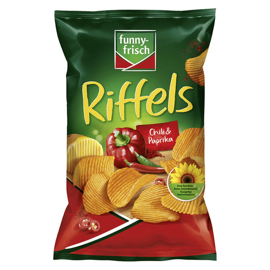 Funny-frisch Riffels Chili & Paprika 150g