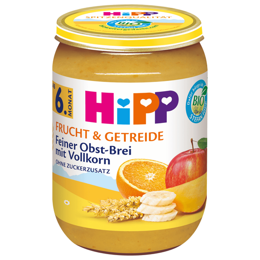 Hipp Bio Frucht & Getreide Feiner Obstbrei 190g