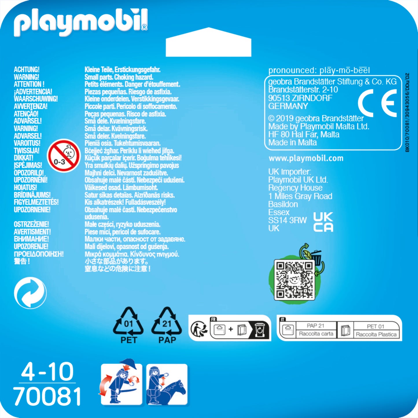 Playmobil 70081 DuoPack Feuerwehrmann und -frau