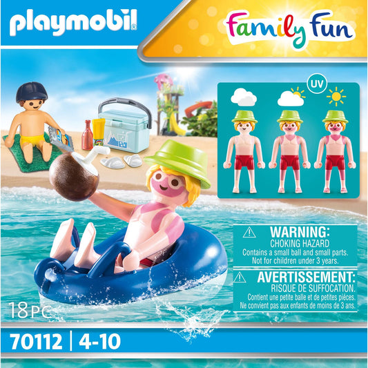 Playmobil 70112 Badegast mit Schwimmreifen