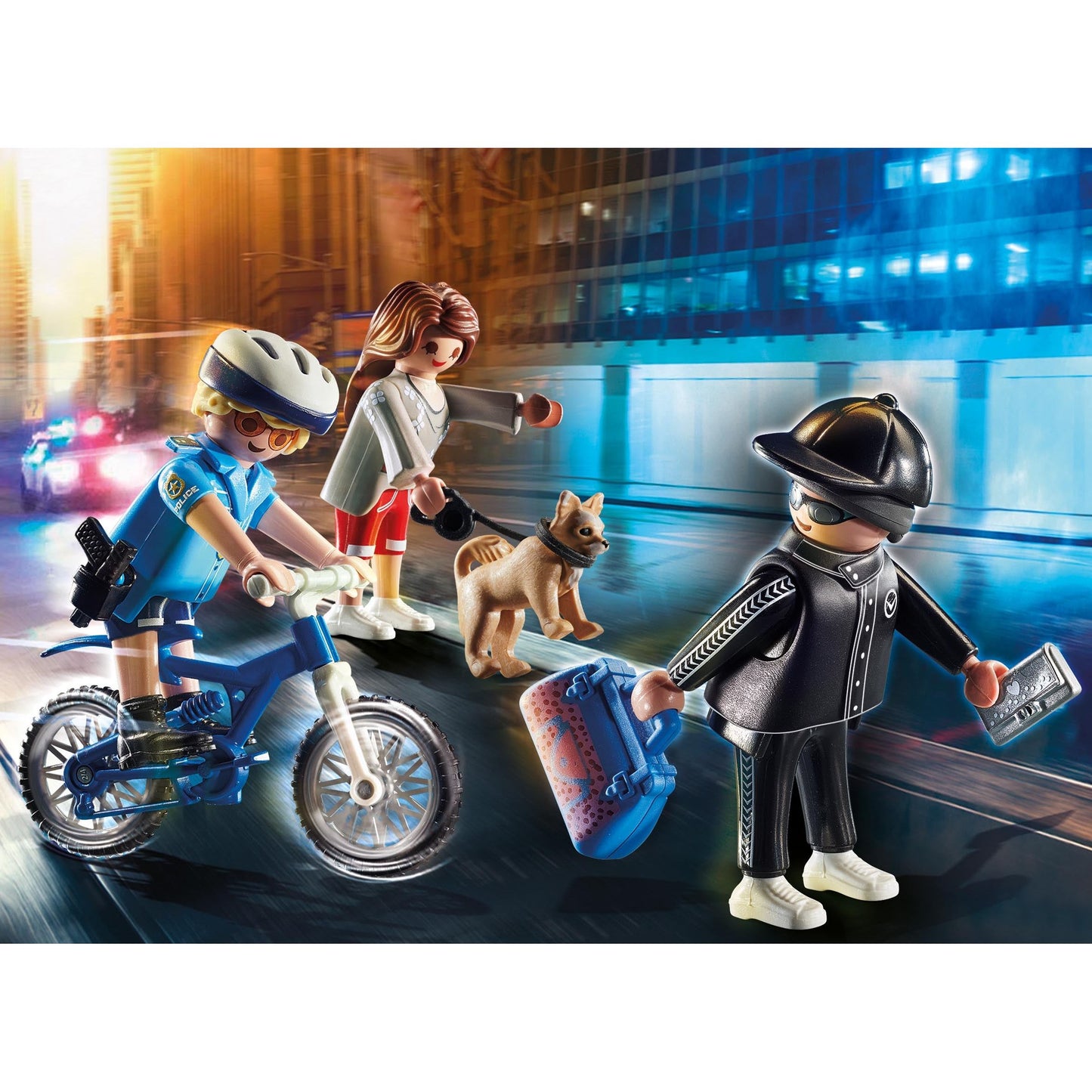 Playmobil 70573 Polizei-Fahrrad: Verfolgung des Taschendiebs