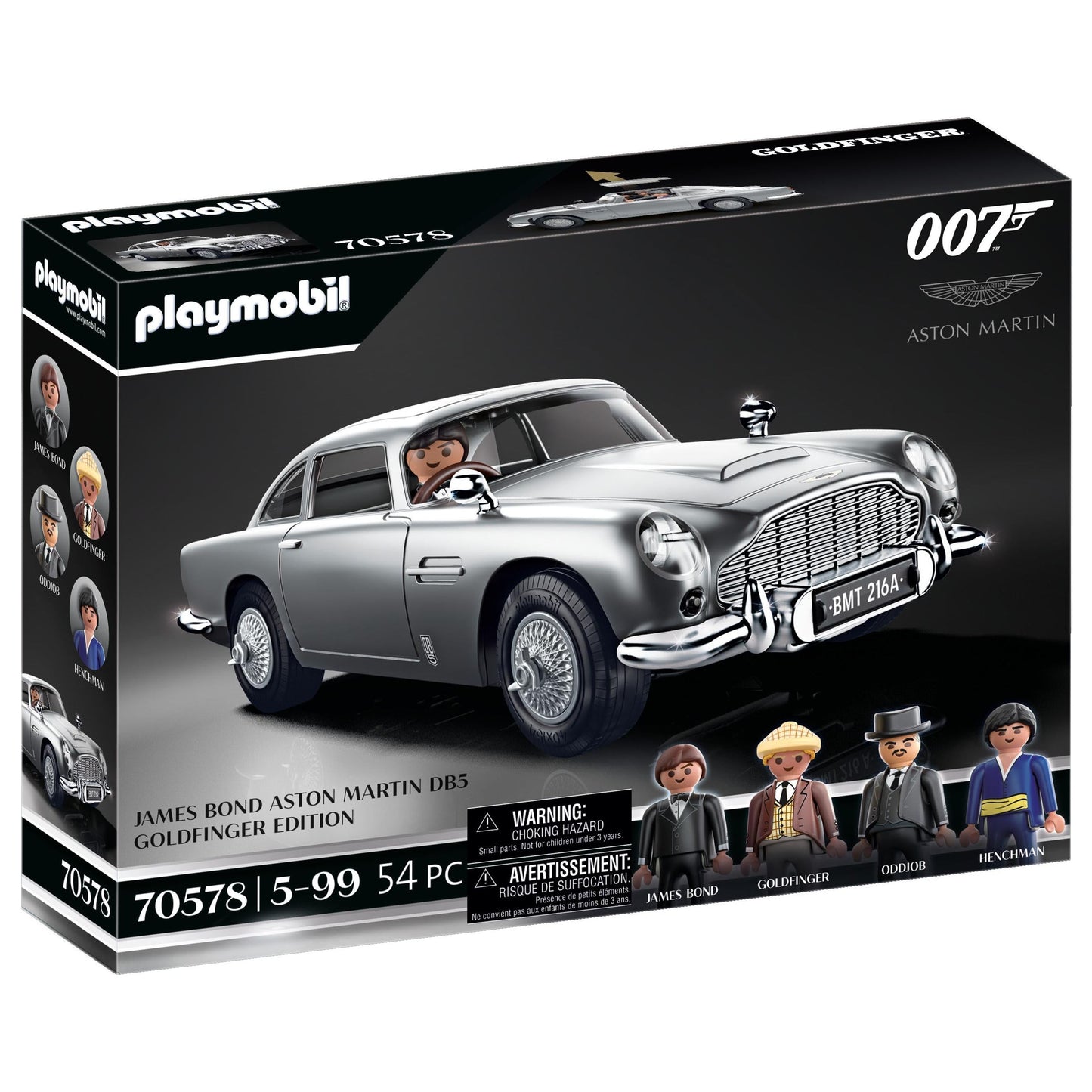 Playmobil 70578 James Bond Aston Martin DB5 - Goldfinger Edition