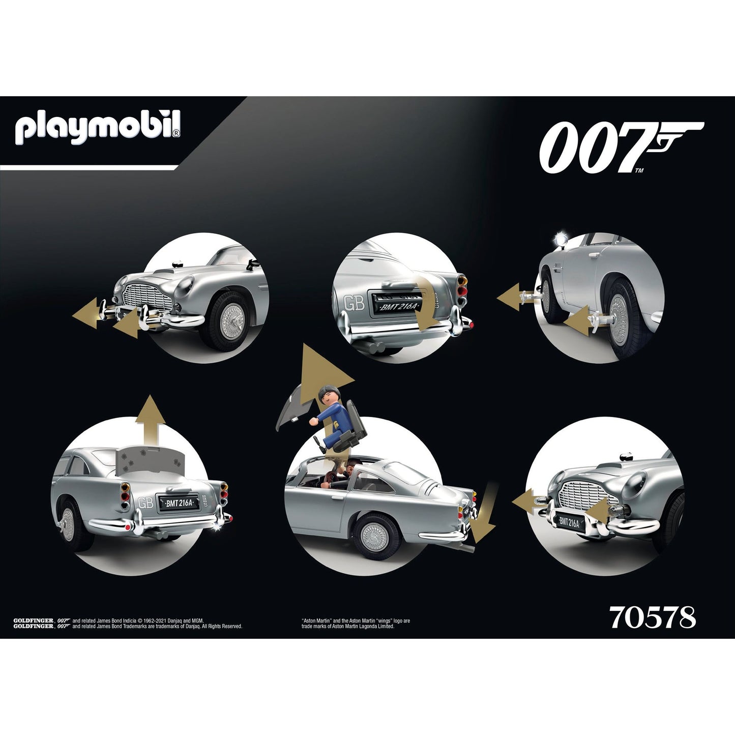 Playmobil 70578 James Bond Aston Martin DB5 - Goldfinger Edition