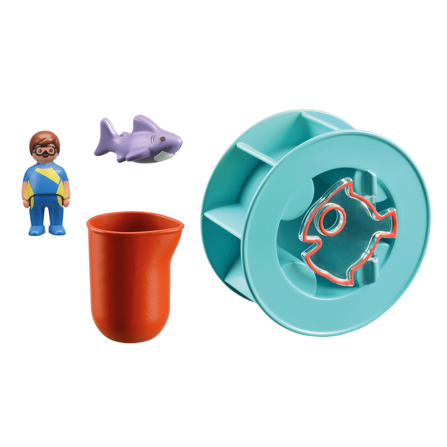 Playmobil 70636 Wasserwirbelrad mit Babyhai