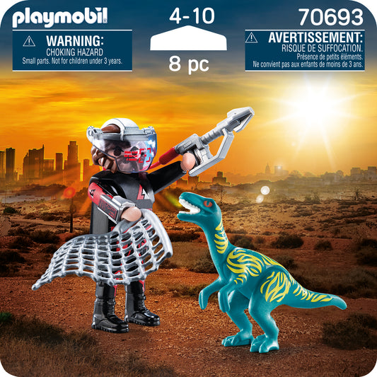 Playmobil 70693 DuoPack Jagd auf Velociraptor