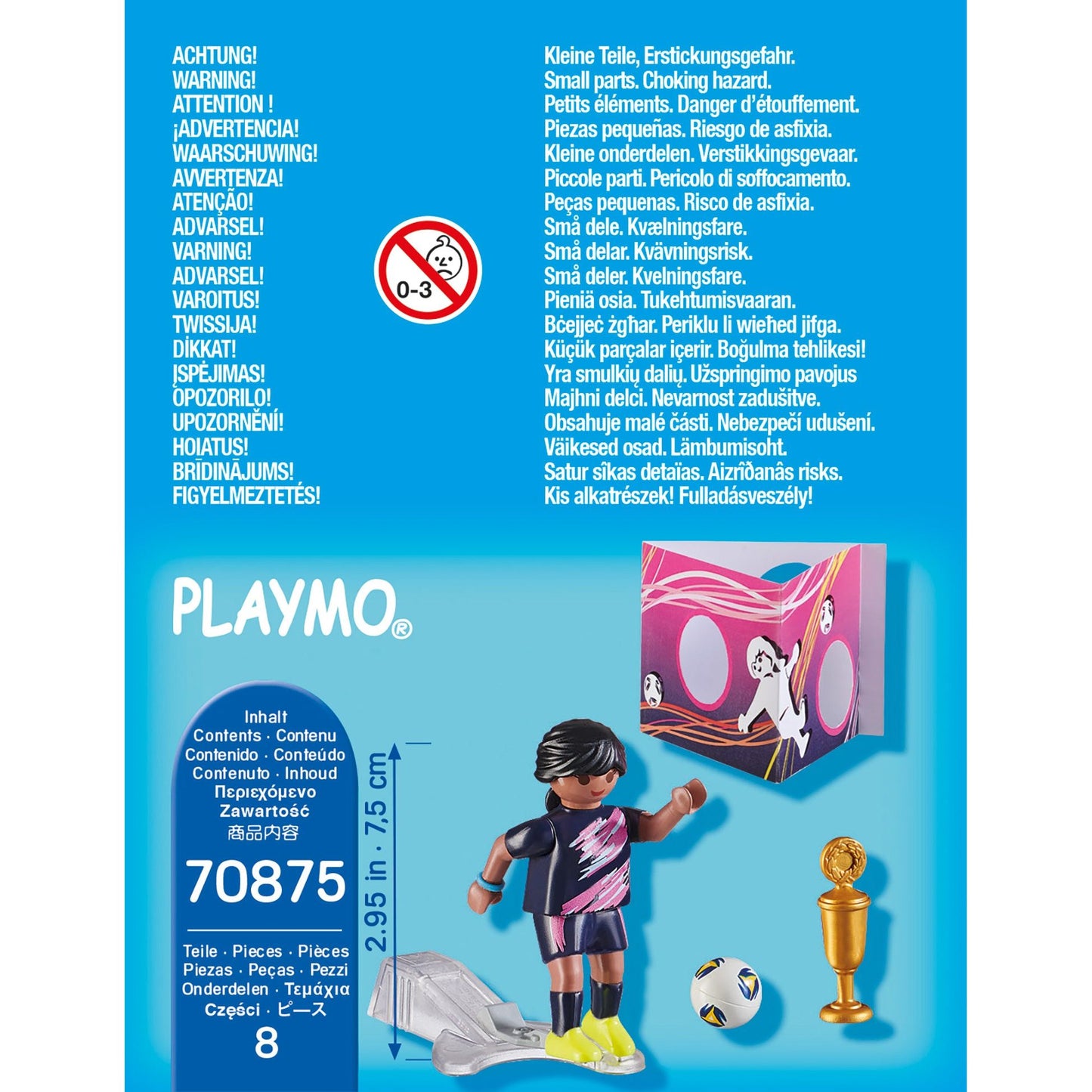 Playmobil 70875 Fußballerin mit Torwand