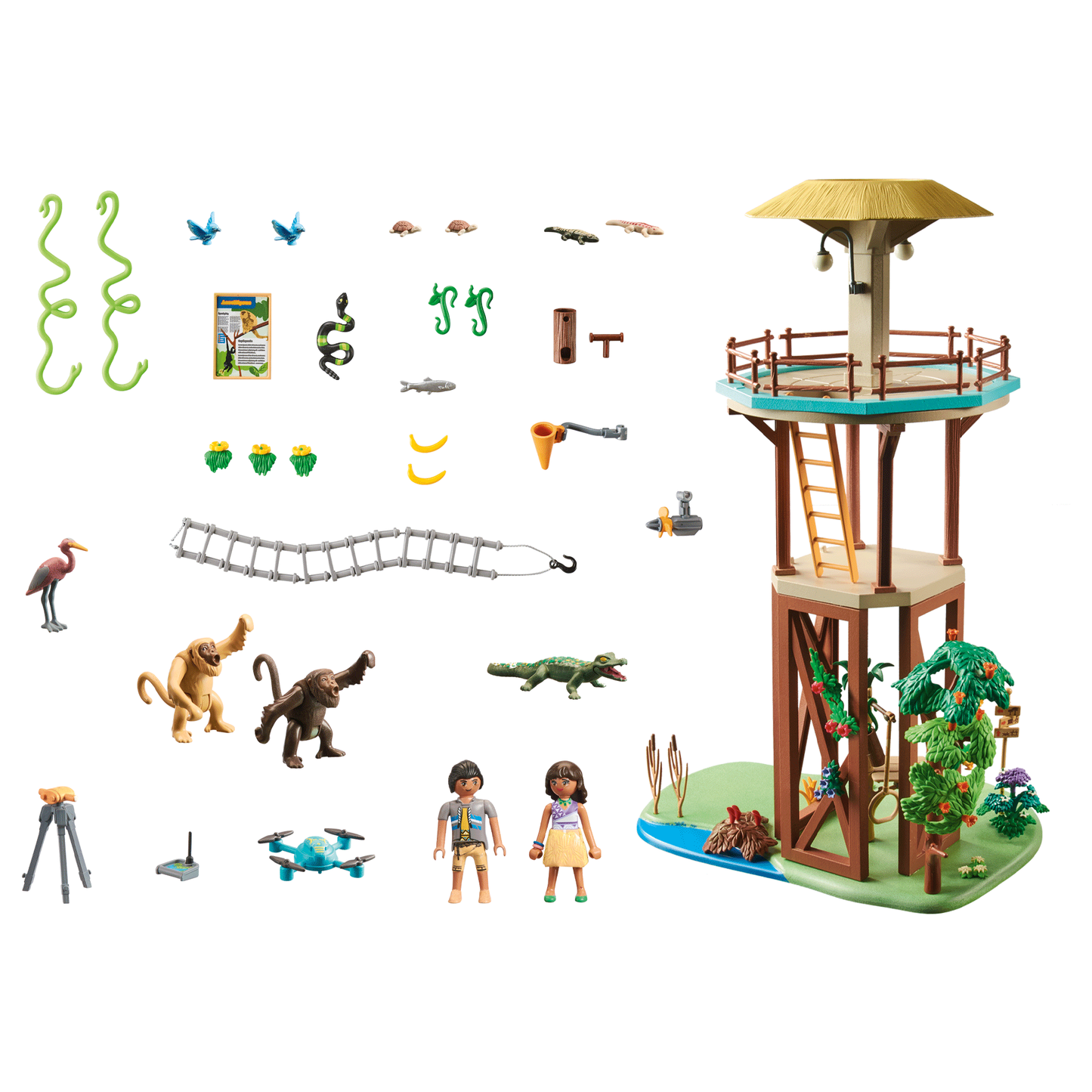 Playmobil 71008 Wiltopia - Forschungsturm mit Kompass