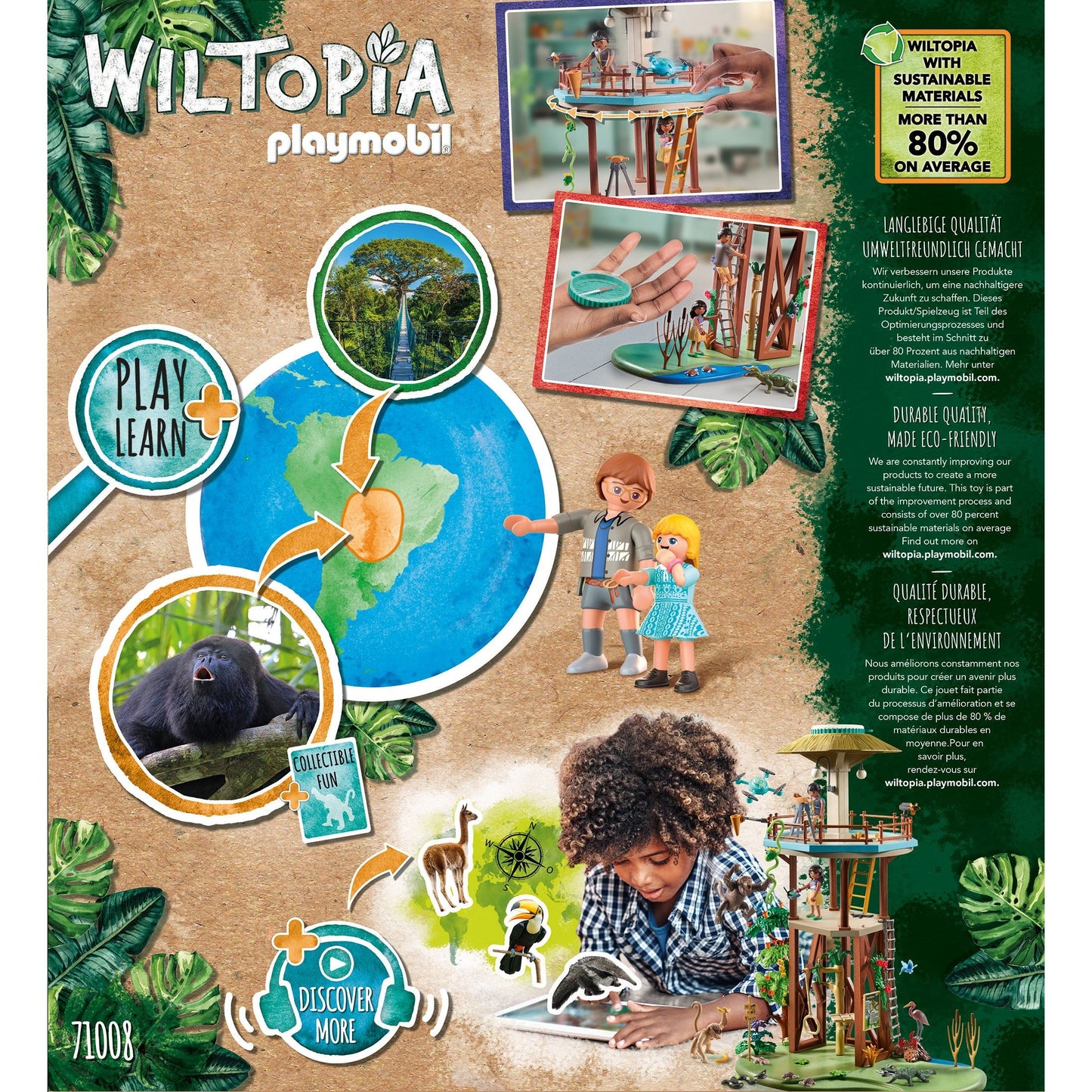 Playmobil 71008 Wiltopia - Forschungsturm mit Kompass