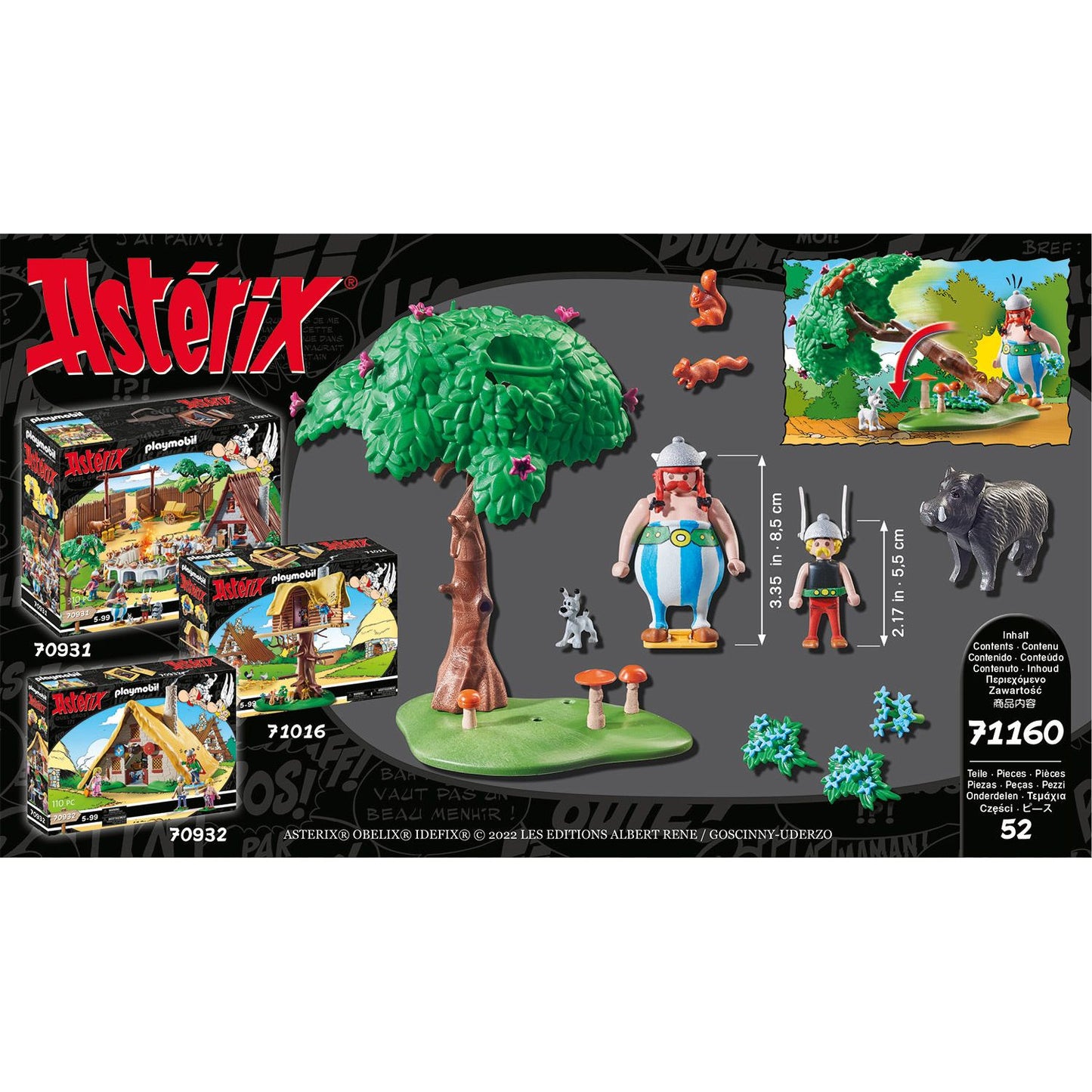 Playmobil 71160 Asterix: Wildschweinjagd