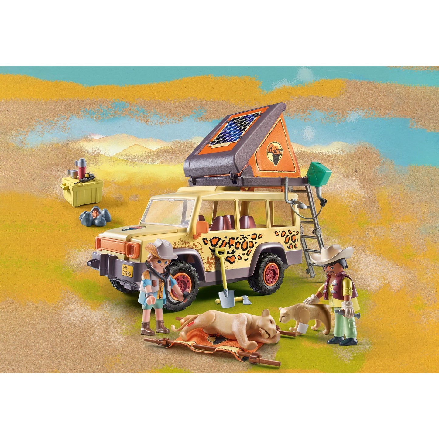 Playmobil 71293 Wiltopia - Mit dem Geländewagen bei den Löwen