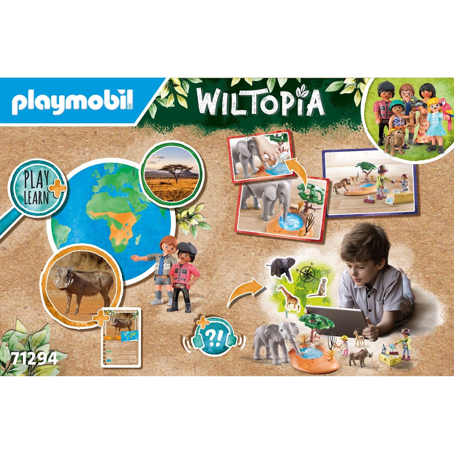 Playmobil 71294 Wiltopia - Spritztour zum Wasserloch