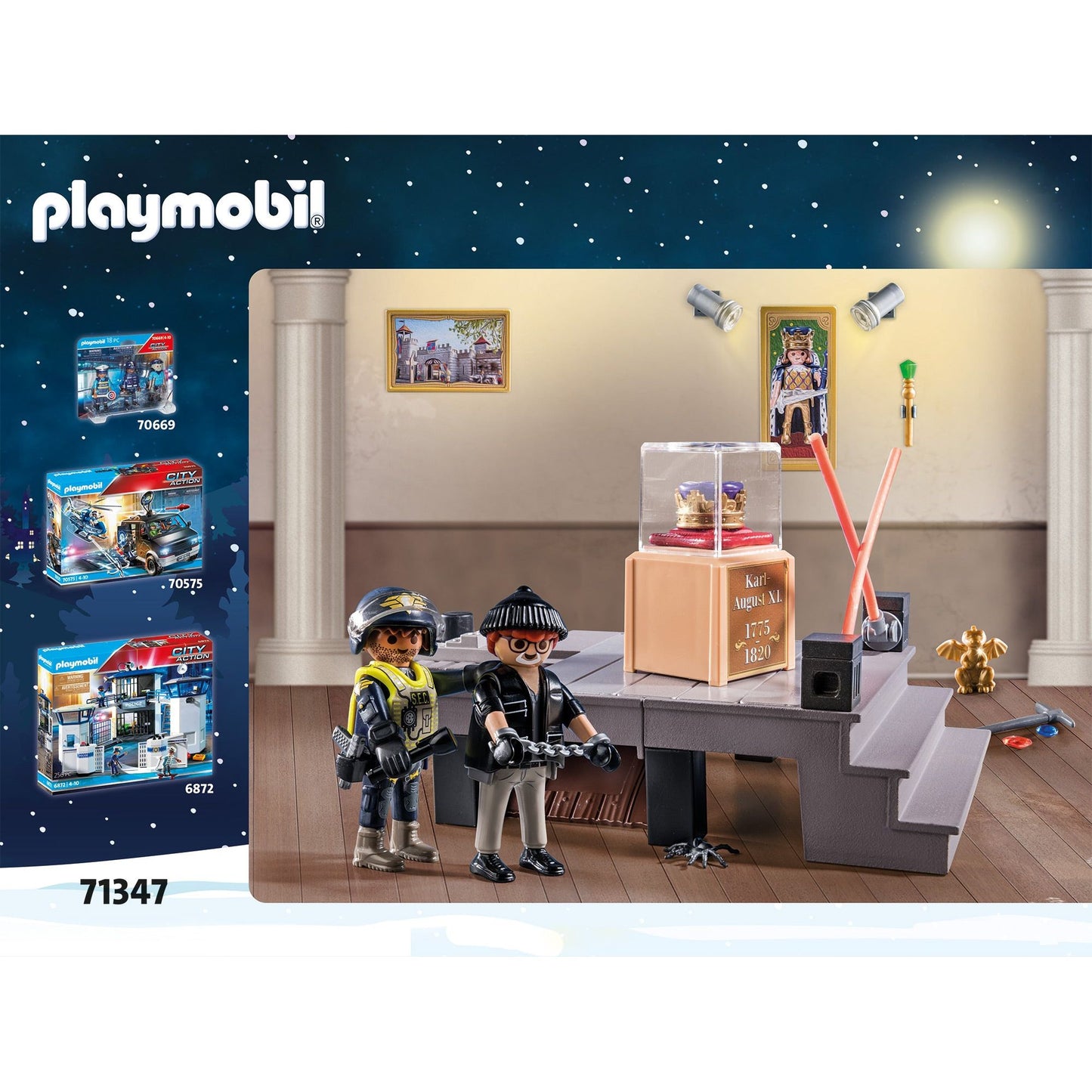 Playmobil 71347 Adventskalender Polizei Museumsdiebstahl