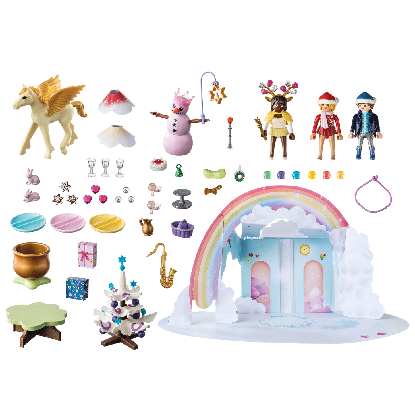 Playmobil 71348 Adventskalender "Weihnachtsfest unter dem Regenbogen"