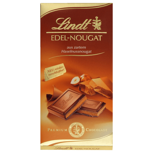 Lindt Edel Nougat Schokoladen Tafel 100g