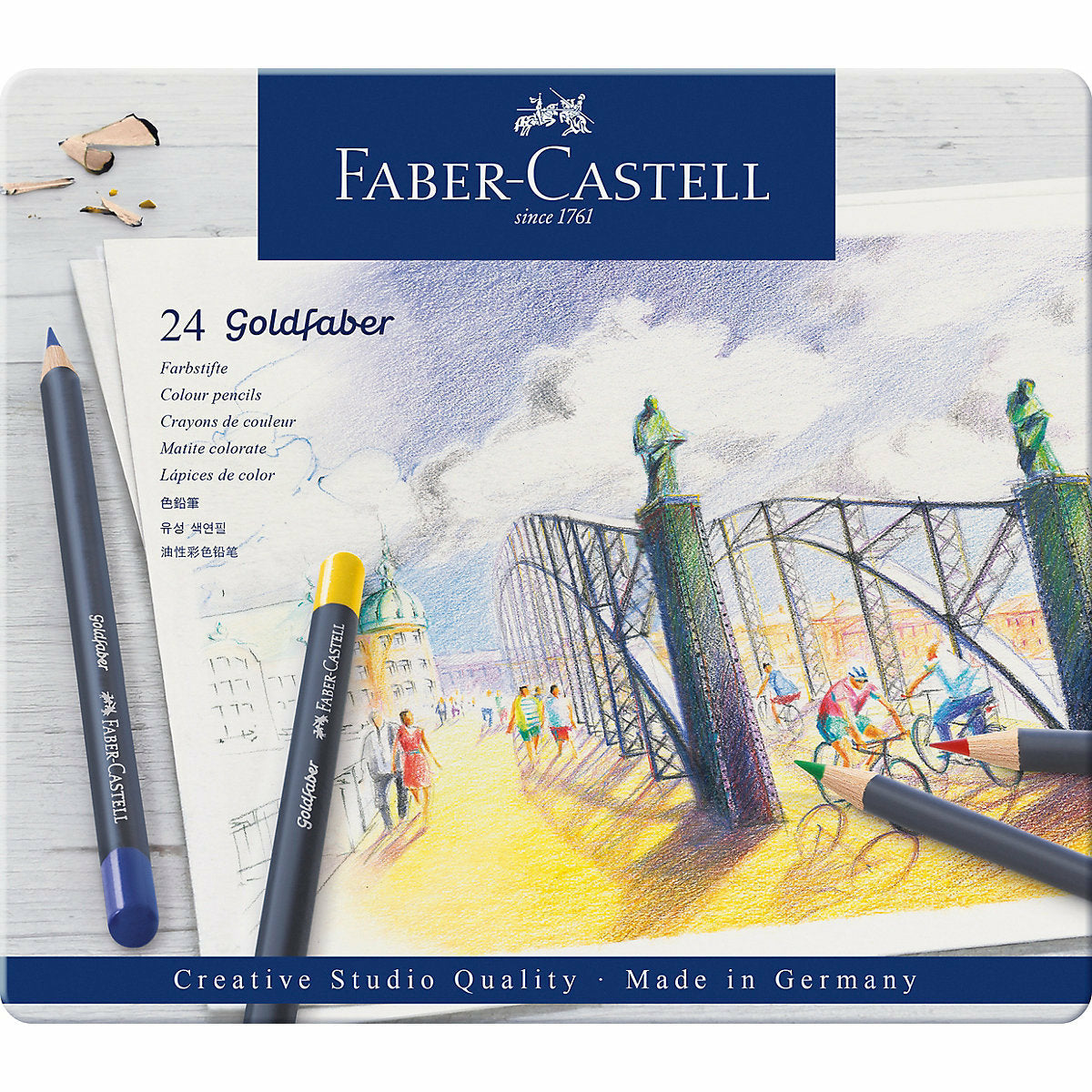 Faber-CastellBuntstifte Goldfaber, 24 Farben