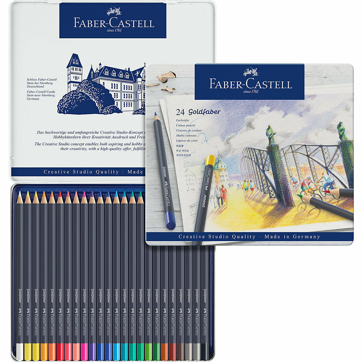 Faber-CastellBuntstifte Goldfaber, 24 Farben