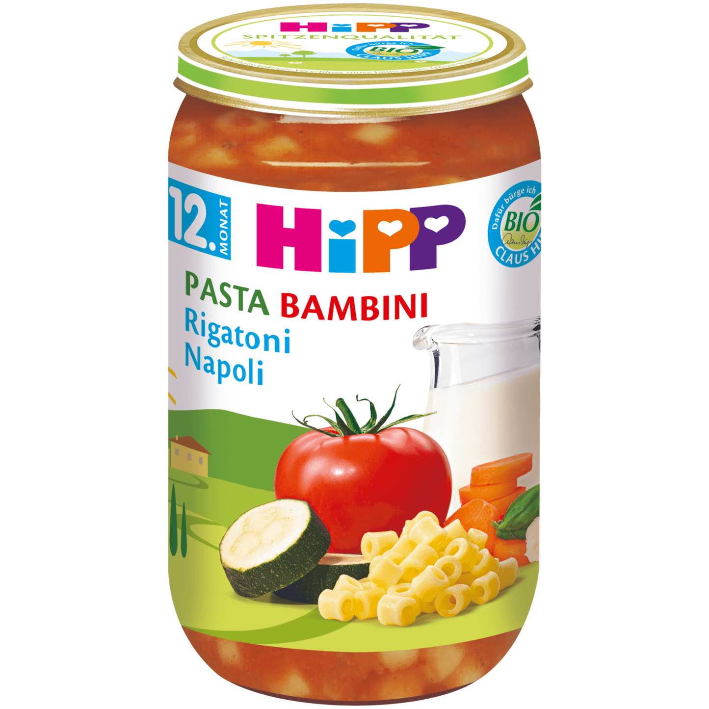 Hipp Bio Pasta Bambini Rigatoni Napoli 250g