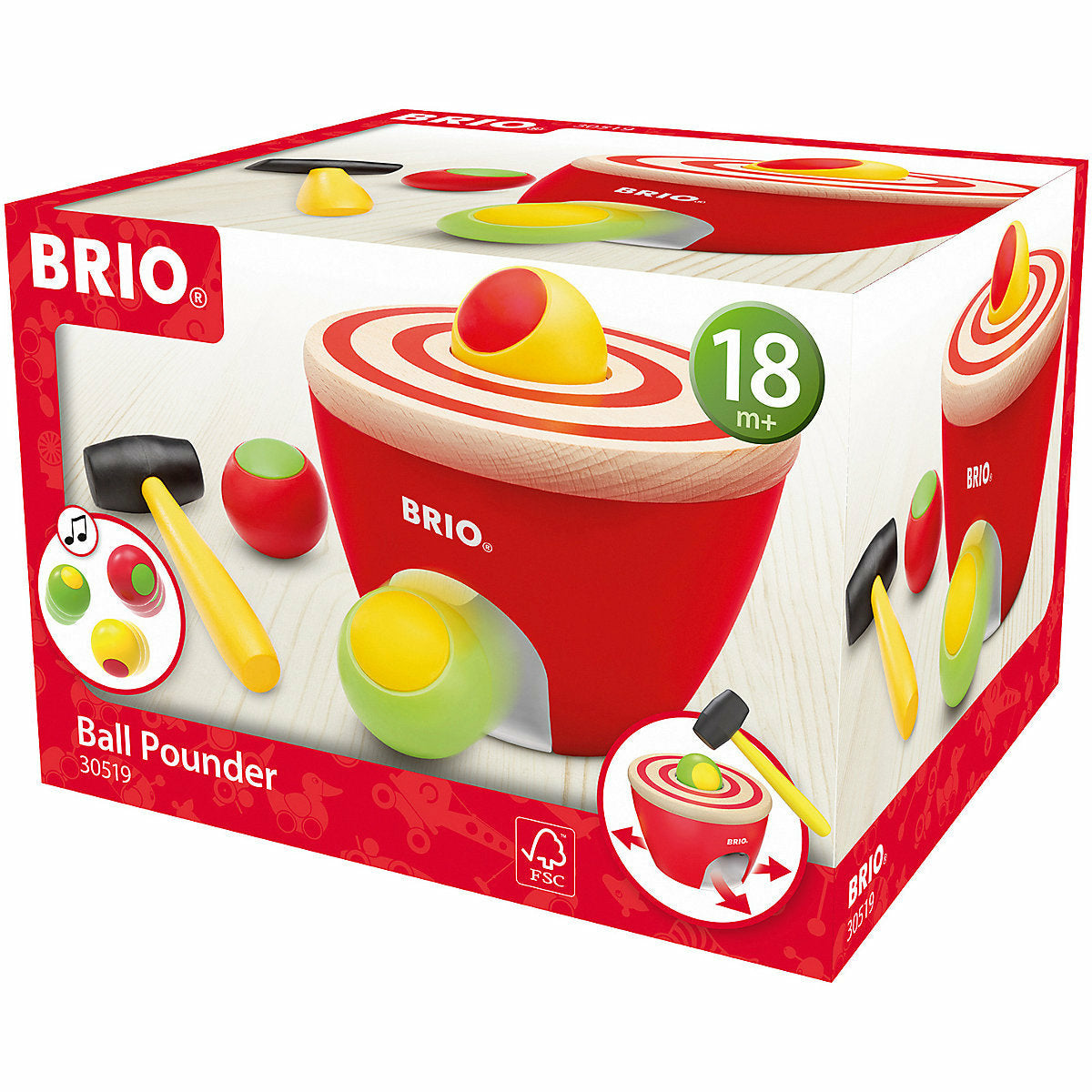 BRIO Kugel-Hammerspiel