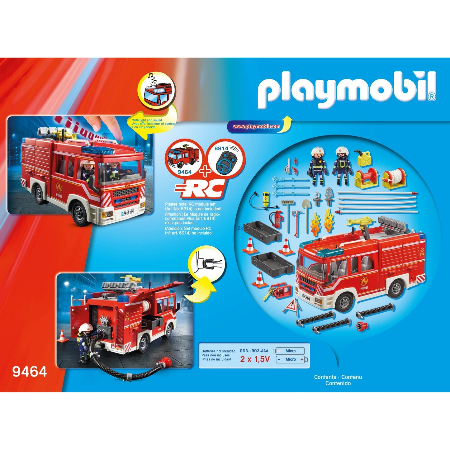 Playmobil 9464 Feuerwehr-Rüstfahrzeug