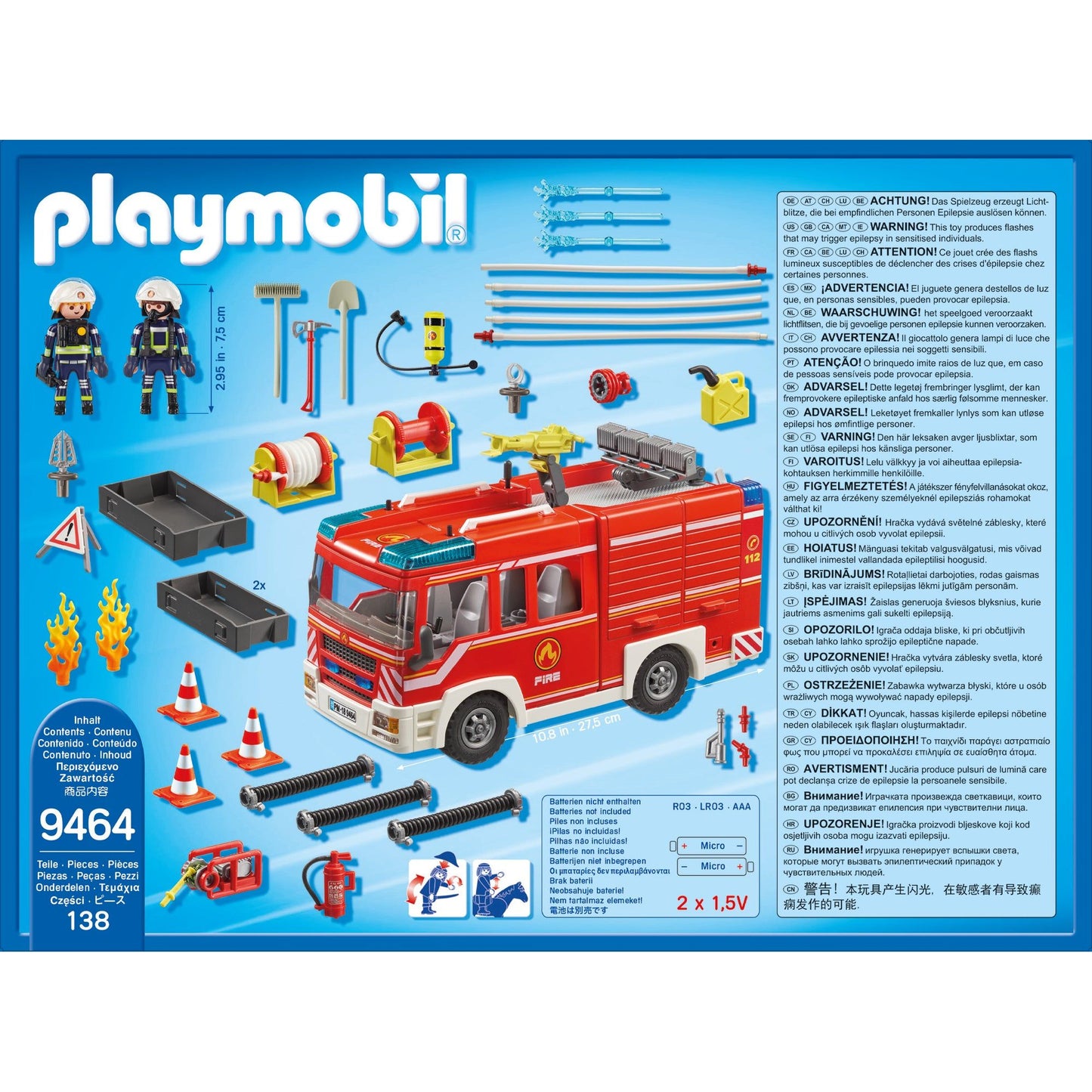 Playmobil 9464 Feuerwehr-Rüstfahrzeug