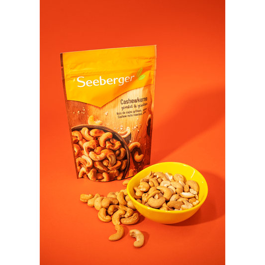 SEEBERGER CASHEWKERNE GER+GESALZ 150 G