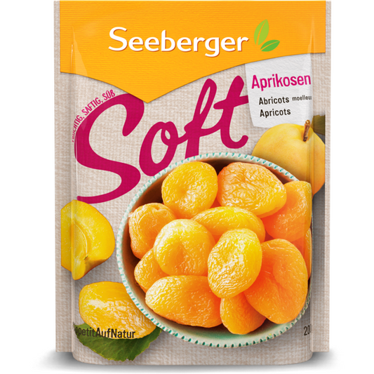 SEEBERGER SOFT-APRIKOSEN GESCHW. 200 G